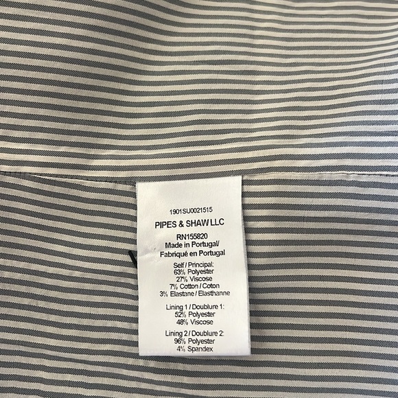 Veronica Beard Navy Miller Dickey Jacket Blazer with Contrast Stitching NWOT - Picture 9 of 9